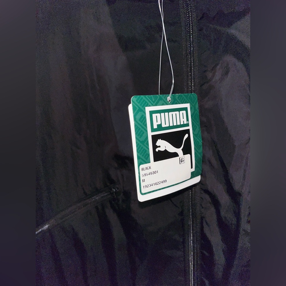 PUMA Women's Black Windbreaker Jacket - Picture 4 of 5